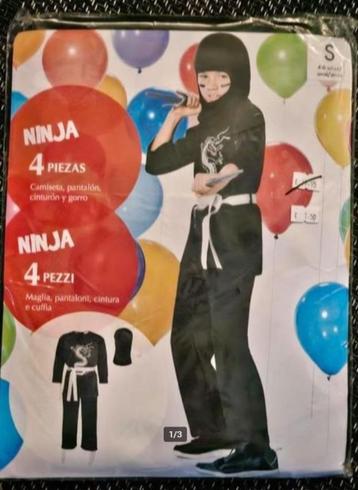 Te koop kinder Ninja pak maat S 3 Delig Nieuw in verpakking beschikbaar voor biedingen