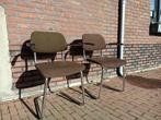 2 vintage retro design stoelen: Gispen ? Ahrend ?, Gispen ahrend, Twee, Gebruikt, Metaal