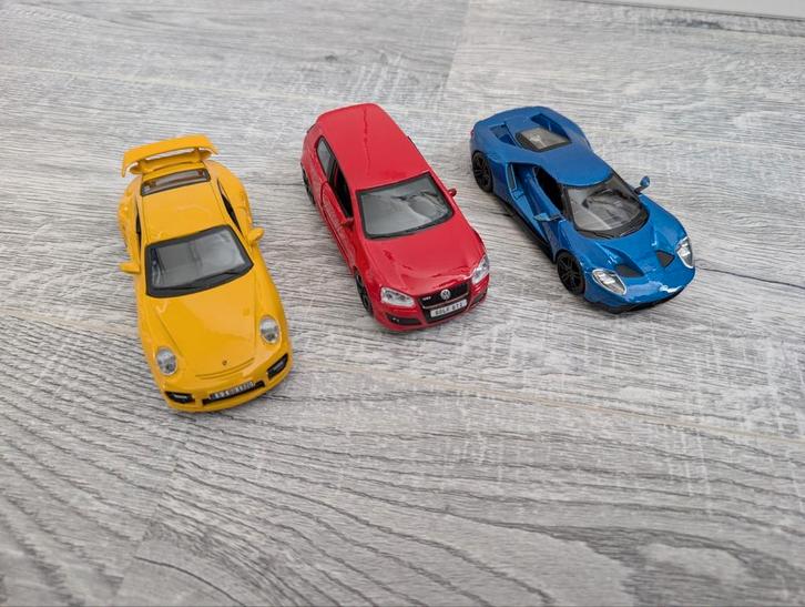 autootjes auto's 3x, Kinderen en Baby's, Speelgoed | Speelgoedvoertuigen, Gebruikt, Ophalen of Verzenden
