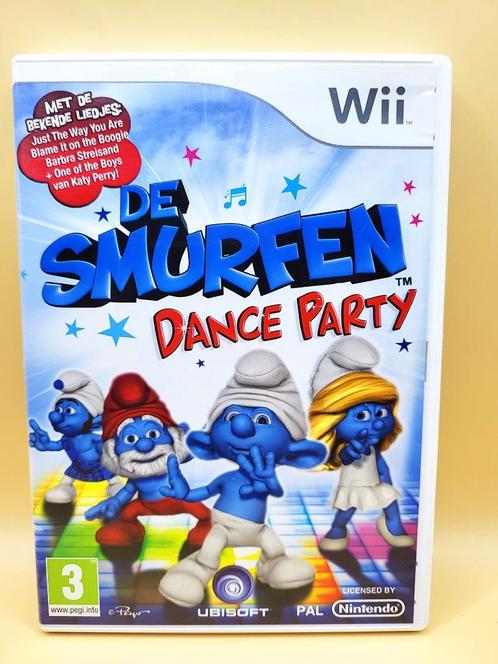 De Smurfen Dance Party Wii, Spelcomputers en Games, Games | Nintendo Wii, Zo goed als nieuw, Muziek, 1 speler, Vanaf 3 jaar, Eén computer