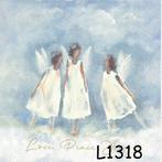 Servetten decoupage/bullet journal – angels L1318, Hobby en Vrije tijd, Knutselen, Verzenden, Nieuw, Materiaal