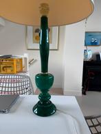 Groene Italiaanse Albast Tafellamp., Huis en Inrichting, Ophalen of Verzenden, Zo goed als nieuw, Minder dan 50 cm