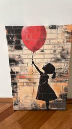 Meisje met ballon - leuke canvas print op lijst 40x60, Ophalen