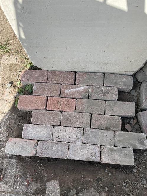 gebruikt bkk heide betonklinkers rood 8 dik, Tuin en Terras, Tegels en Klinkers, Gebruikt, Klinkers, Beton, Ophalen of Verzenden