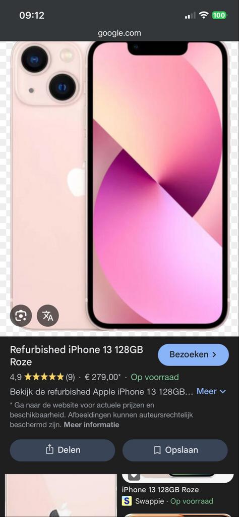 Iphone 13 roze gezocht!!!, Telecommunicatie, Mobiele telefoons | Apple iPhone, Ophalen of Verzenden, Roze, 128 GB, IPhone 13