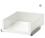 2 x Komplement lade met glazen front - wit 50x58cm, Ophalen of Verzenden, Nieuw