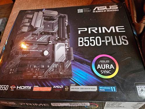 ASUS PRIME B550-PLUS, Computers en Software, Moederborden, Nieuw, DDR4, Ophalen of Verzenden