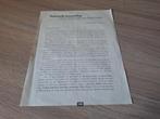 1940 Nationale inzameling slachtoffers oorlog (pamflet), Verzenden, Overige soorten, Nederland