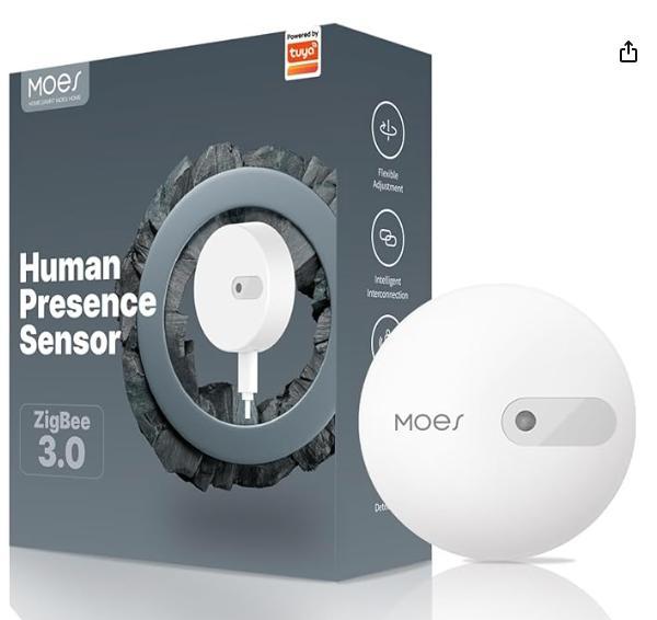 MOES ES1ZZ 24GHz mmWave Radar ZigBee aanwezigheidssensor, Hobby en Vrije tijd, Elektronica-componenten, Nieuw, Ophalen of Verzenden