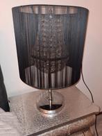 Elegante tafellamp met kristallen, Ophalen, Minder dan 50 cm