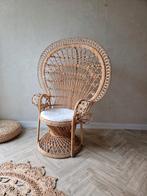 Peacock Stoel - rotan pauwstoel, Huis en Inrichting, Stoelen, Ophalen, Gebruikt, Bruin, Eén