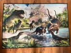 Dino vloerkleed, canvas schilderijen en dekbedovertrek, Ophalen of Verzenden, Zo goed als nieuw, Kleed of Kussen
