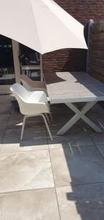 Intratuin tuintafel 205 x100 x 75, Tuin en Terras, Tuintafels, Ophalen, Gebruikt, Rechthoekig, Aluminium