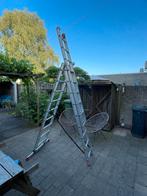 Altrex ladder 3 delig 3 x 9,  zo goed als nieuw, Doe-het-zelf en Verbouw, Ladders en Trappen, Ophalen, Zo goed als nieuw, Ladder