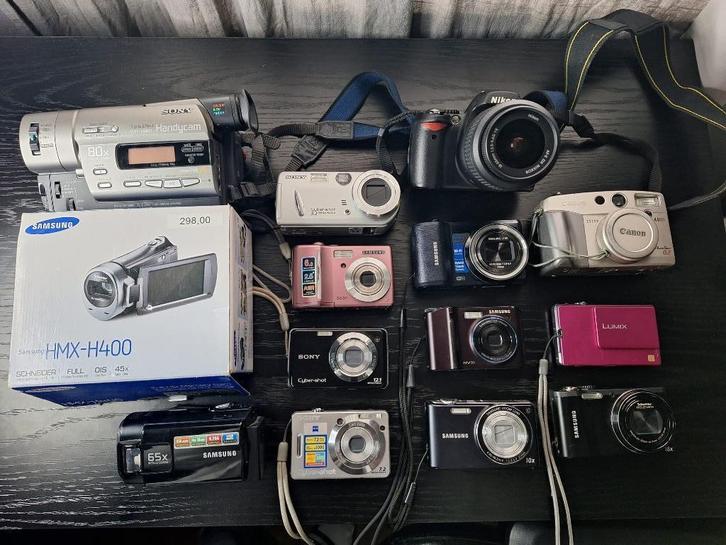 Kleine Collectie Digitale Foto Camera's [ Retro / Vintage ], Audio, Tv en Foto, Fotocamera's Digitaal, Zo goed als nieuw, Compact