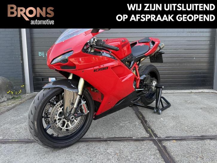 Ducati 1098 Rood/Carbon Performance, Motoren, Motoren | Ducati, Bedrijf, Super Sport, meer dan 35 kW