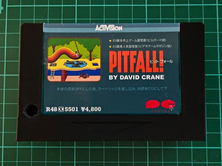 MSX Pitfall! Ponyca Activision - repro, Spelcomputers en Games, Games | Overige, Zo goed als nieuw, Avontuur en Actie, 1 speler