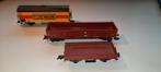 3 st Goederenwagons Fleischmann, Wagon, Ophalen of Verzenden, Zo goed als nieuw, Fleischmann