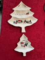 Mason's XL / M Kerst taart Schaal / 2x Perfect voor Kerst, Ophalen of Verzenden