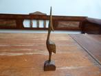 Vintage houten beeldje, reiger, Ophalen of Verzenden