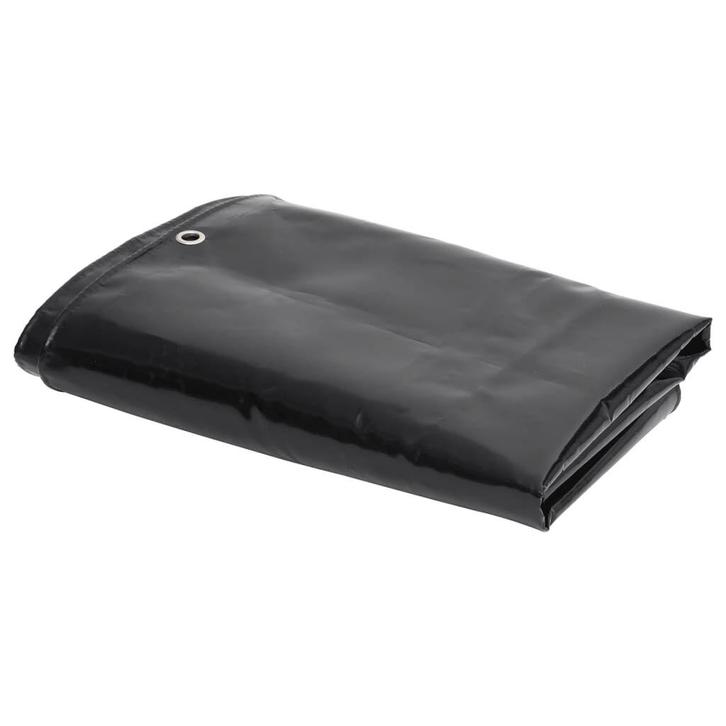 Dekzeil 650 g/m² 4x4 m zwart, Tuin en Terras, Tuinmeubel-accessoires, Zo goed als nieuw, Ophalen of Verzenden