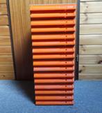 PAS ladenkastje, brievenkastje 16 laden, oranje jaren 70, Antiek en Kunst, Ophalen of Verzenden