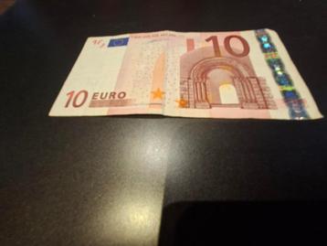 2002 Ierland 10 euro 1e serie Duisenberg printcode K004 beschikbaar voor biedingen