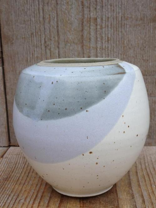 Ed Meissenberg steengoed vaas keramiek 1990's, Antiek en Kunst, Antiek | Keramiek en Aardewerk, Ophalen of Verzenden