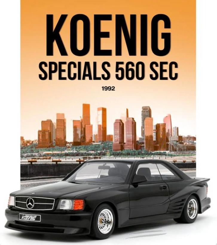 1:18 Mercedes Benz 560 SEC Koenig Special uit 1992Ottomobile, Hobby en Vrije tijd, Modelauto's | 1:18, Nieuw, Auto, Overige merken