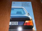 Folder Mercedes-Benz W124 benzine 1988 (230E, 260E, 300E), Ophalen of Verzenden, Zo goed als nieuw, Mercedes