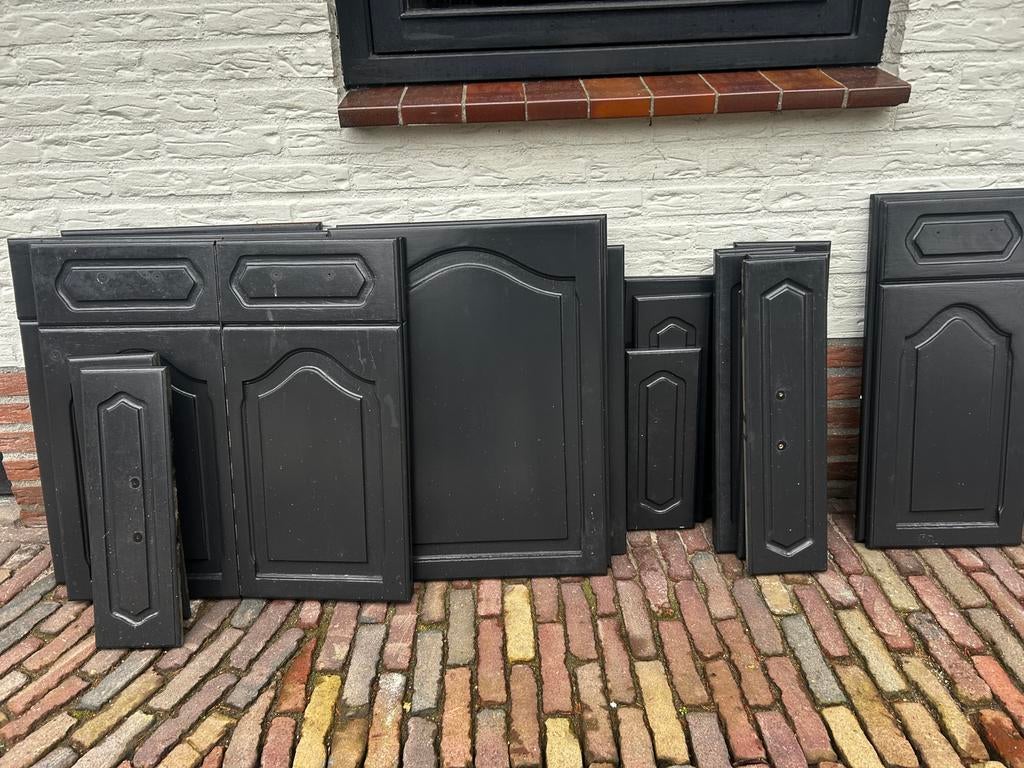 Eiken houten frontjes, Ophalen, Gebruikt