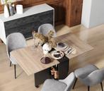 Nieuwe uitklapbare eettafel - per ongeluk dubbel!, Huis en Inrichting, Tafels | Eettafels, Ophalen, Eikenhout, Nieuw, 50 tot 100 cm