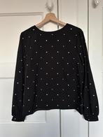 Blouse HEMA - mt S, Maat 38/40 (M), Zwart, Ophalen of Verzenden, Zo goed als nieuw