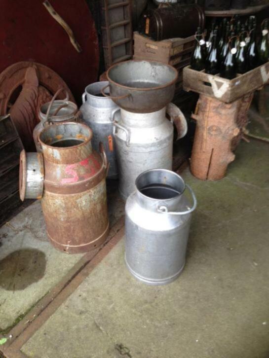 Melkbussen te koop., Tuin en Terras, Tuinwanddecoratie, Gebruikt, Ophalen