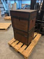 Vintage Opbergdoos / Kist, Huis en Inrichting, Woonaccessoires | Kisten, Ophalen of Verzenden, Gebruikt, Overige houtsoorten, Minder dan 50 cm