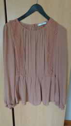Geplooide blouse met kant van Mango, Mango, Ophalen, Nieuw, Maat 38/40 (M)