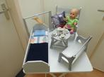 Little baby born met meubilair en servies, Kinderen en Baby's, Speelgoed | Poppen, Ophalen, Zo goed als nieuw, Babypop