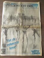 Nieuwsblad-Telegraaf : Extra bijlage Elfstedentocht van 1985, Boeken, Tijdschriften en Kranten, Ophalen of Verzenden, Gelezen