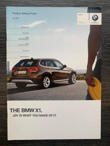 Product informatie brochure BMW X1 2009 nieuw beschikbaar voor biedingen