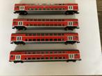 Dobbelstock rijtuigen Minitrix Fleischmann, Gebruikt, Wagon, Ophalen of Verzenden, Analoog