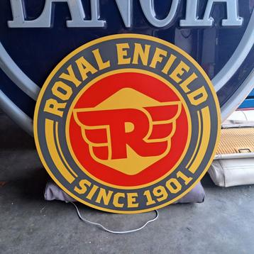 Royal Enfield motors reclamebord  beschikbaar voor biedingen
