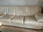 Crème kleurige zitbank met loungegedeelte, Huis en Inrichting, Banken | Bankstellen, Ophalen, 250 tot 300 cm, Gebruikt, Minder dan 75 cm