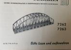 Boekje artikel 7262 en 7263 Brug Marklin . 8 pagina's, Hobby en Vrije tijd, Modeltreinen | H0, Wisselstroom, Gebruikt, Märklin