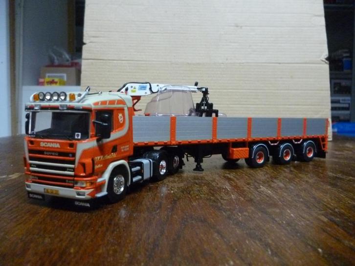 WSI Scania 164 G Huskens, Hobby en Vrije tijd, Modelauto's | 1:50, Nieuw, Bus of Vrachtwagen, Wsi, Verzenden
