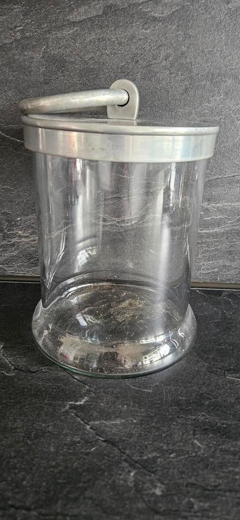Riviera Maison Voorraadpot, Ophalen, Schaal, Rond, Glas