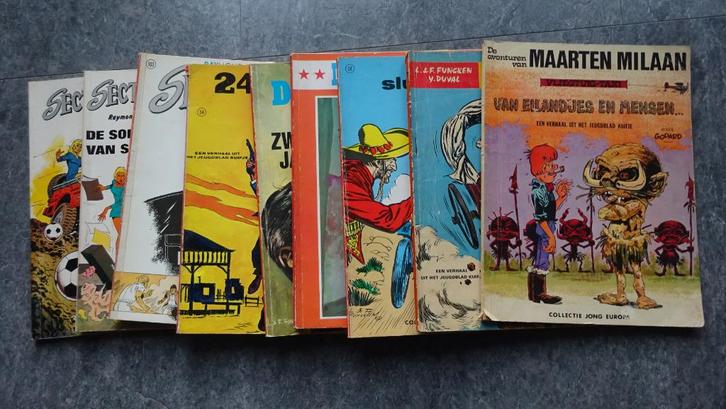 Verhalen uit het jeugdblad Kuifje, collectie Jong Europa, Boeken, Stripboeken, Gelezen, Meerdere stripboeken, Ophalen of Verzenden