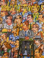 Antonio Segui - Roland Garros 1999 - Litho Drukgesign., Antiek en Kunst, Verzenden