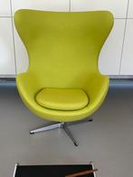 Fraaie nieuwe replica Egg chair Arne Jacobsen, groen, Huis en Inrichting, Fauteuils, Ophalen, Scandinavisch design, Nieuw, 75 tot 100 cm