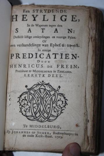 Henricus de Frein - Een strydende heilige 2 dln (perkament)  beschikbaar voor biedingen