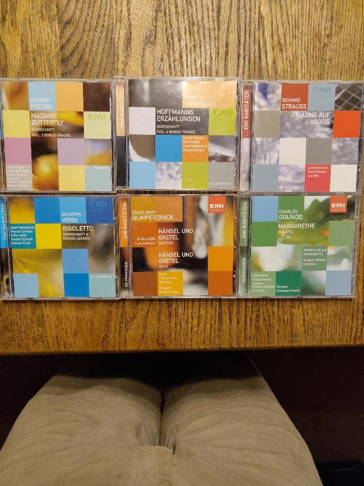 6 x opera Querschnitt & grosse Szenen EMI, Cd's en Dvd's, Cd's | Klassiek, Zo goed als nieuw, Opera of Operette, Romantiek, Met libretto